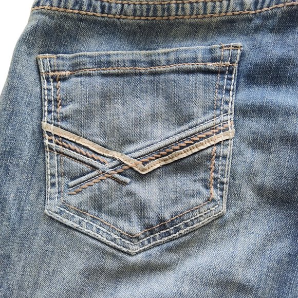 ROCK & ROLL Womens Riding Jeans Bootcut Distressed Medium Wash Denim W27 NWT - Picture 9 of 13